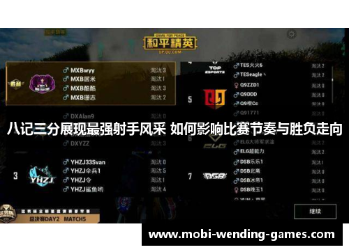 八记三分展现最强射手风采 如何影响比赛节奏与胜负走向