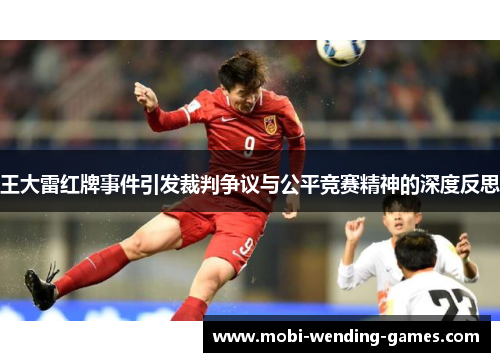王大雷红牌事件引发裁判争议与公平竞赛精神的深度反思