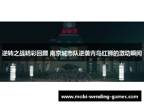 逆转之战精彩回顾 南京城市队逆袭青岛红狮的激动瞬间