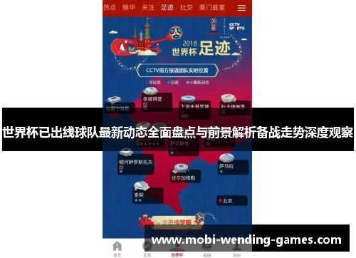 世界杯已出线球队最新动态全面盘点与前景解析备战走势深度观察